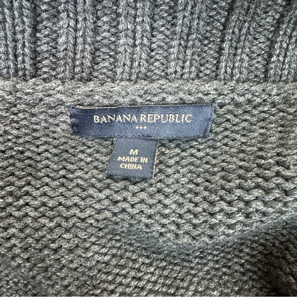 Banana Republic Gray Short Sleeve Sweater Cardigan - Picture 4 of 8